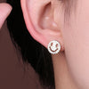 1 Pair Elegant Lady Star Heart Shape Butterfly Plating Inlay Copper Artificial Diamond Ear Studs