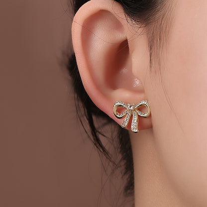 1 Pair Elegant Lady Star Heart Shape Butterfly Plating Inlay Copper Artificial Diamond Ear Studs