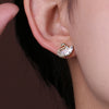 1 Pair Elegant Lady Star Heart Shape Butterfly Plating Inlay Copper Artificial Diamond Ear Studs