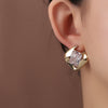 1 Pair Elegant Lady Star Heart Shape Butterfly Plating Inlay Copper Artificial Diamond Ear Studs