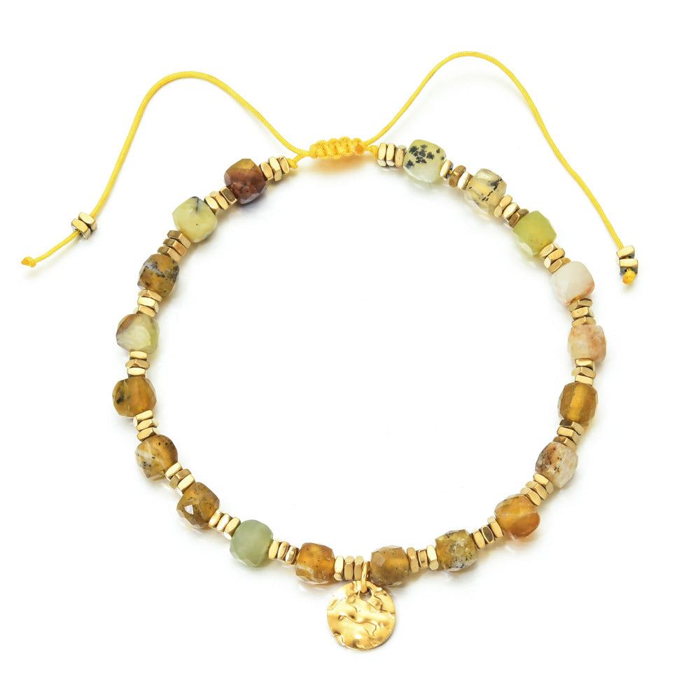 Vacation Round Stone Beaded Women's Bracelets