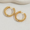 1 Pair Luxurious Solid Color Plating Inlay Copper Zircon 14k Gold Plated Ear Studs