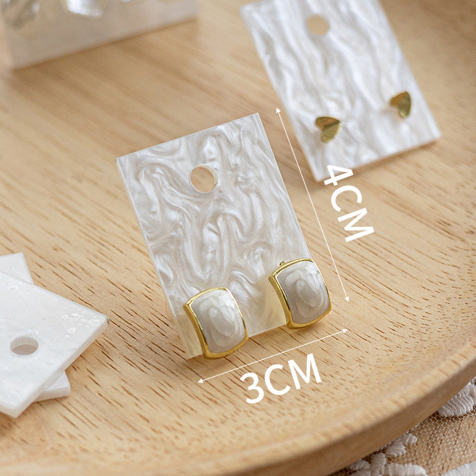 Wholesale Jewelry Nordic Style Solid Color Arylic Jewelry Rack