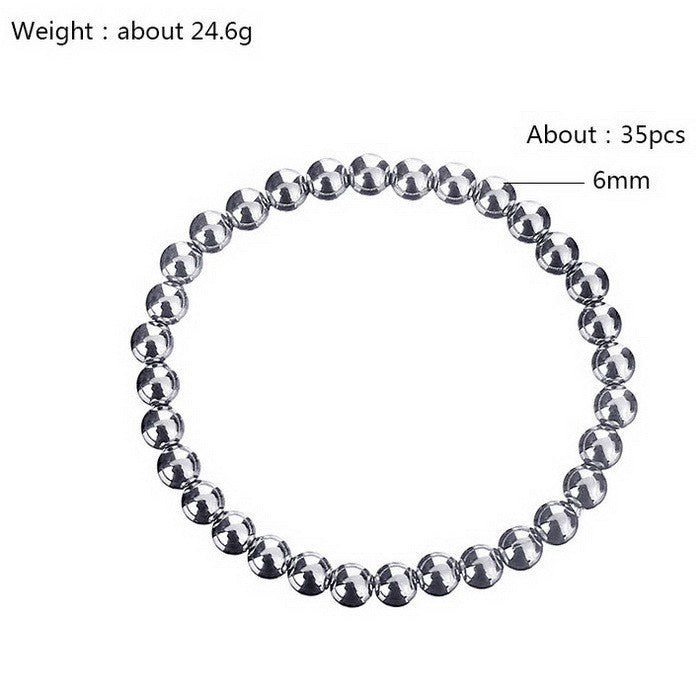 Simple Style Geometric Titanium Steel Bracelets Plating Stainless Steel Bracelets