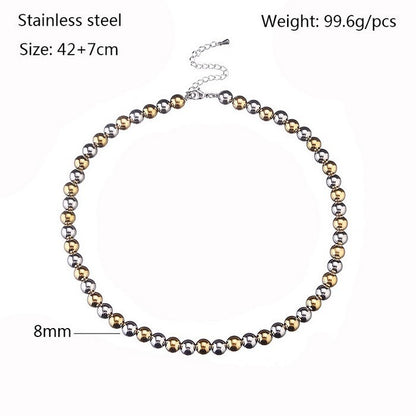 Simple Style Geometric Titanium Steel Bracelets Plating Stainless Steel Bracelets