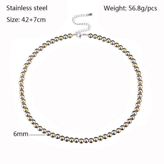 Simple Style Geometric Titanium Steel Bracelets Plating Stainless Steel Bracelets