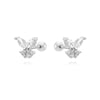 1 Pair Ig Style Classic Style Korean Style Flower Snake Butterfly Plating Inlay Copper Zircon White Gold Plated Gold Plated Ear Studs