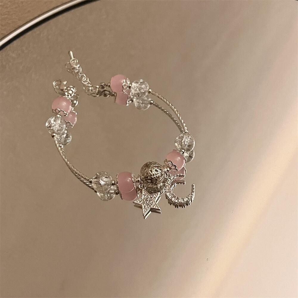 Simple Style Star Alloy Inlay Zircon Women's Bracelets