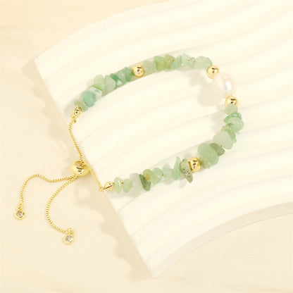 Bohemian Simple Style Irregular Freshwater Pearl Gravel Wholesale Bracelets