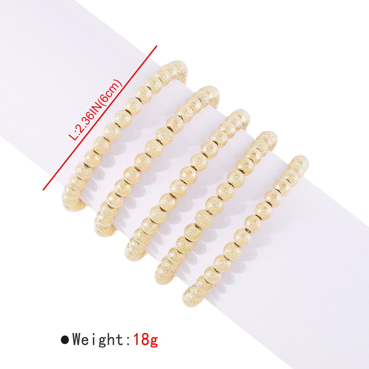 Elegant Retro Simple Style Geometric Alloy Beaded Layered Women's Bracelets