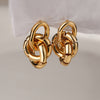 1 Pair Simple Style Solid Color Plating Copper 18k Gold Plated Drop Earrings