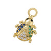 Casual Cute Simple Style Tortoise Animal Bird Copper 18k Gold Plated Zircon Charms In Bulk