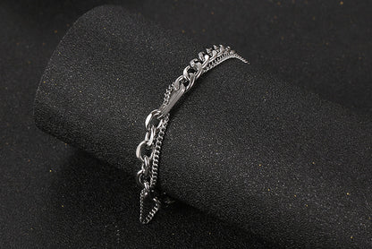 Basic Modern Style Geometric Titanium Steel Bracelets