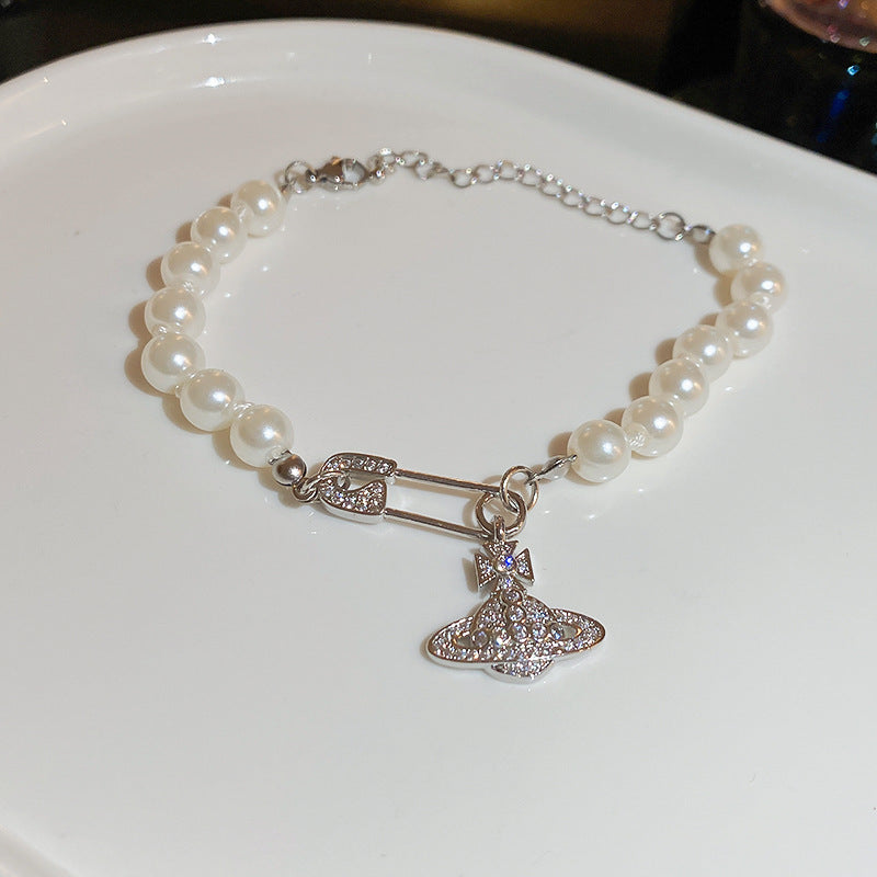 Fashion Star Heart Shape Butterfly Artificial Pearl Wholesale Bracelets