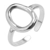 Simple Style Solid Color Stainless Steel Polishing Rings