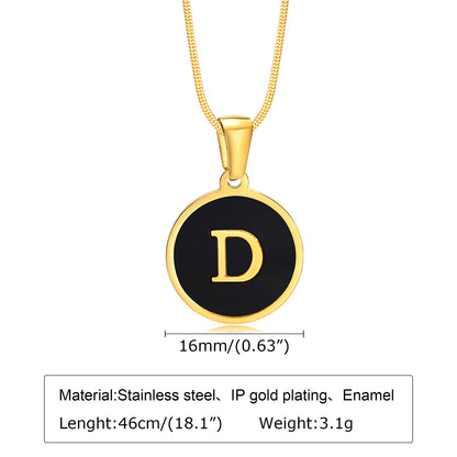 Fashion Letter Stainless Steel Polishing Pendant Necklace