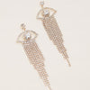 Wholesale Jewelry Simple Style Solid Color Rhinestone Rhinestones Inlay Drop Earrings