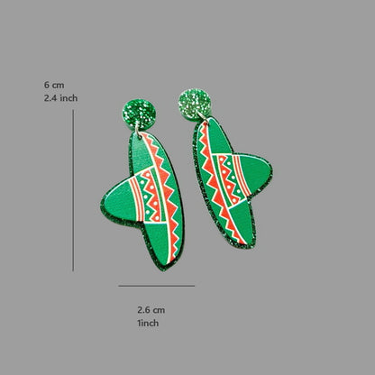 Wholesale Jewelry Lady Streetwear Cartoon Character Fruit Arylic Drop Earrings