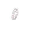 Wholesale Sweet Simple Style Heart Shape Stainless Steel Plating Inlay Zircon Rings