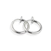 1 Pair Casual Punk Simple Style Circle Lines Polishing Plating Stainless Steel Gold Plated Hoop Earrings