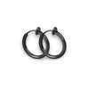 1 Pair Casual Punk Simple Style Circle Lines Polishing Plating Stainless Steel Gold Plated Hoop Earrings