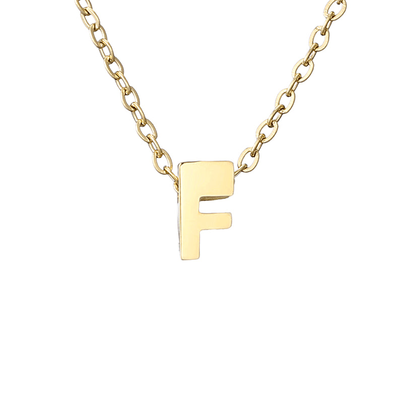 Casual Simple Style Letter Stainless Steel Plating Gold Plated Necklace