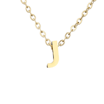 Casual Simple Style Letter Stainless Steel Plating Gold Plated Necklace