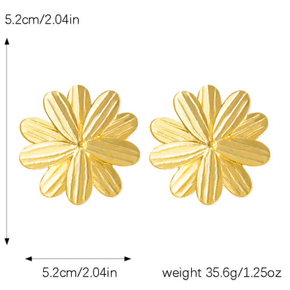 1 Pair Ig Style Elegant Solid Color Flower Plating Inlay Alloy Rhinestones Pearl Ear Studs