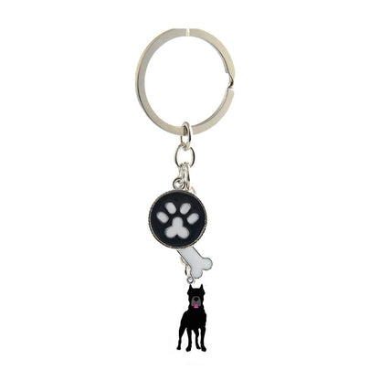 Cute Dog Metal Unisex Bag Pendant Keychain