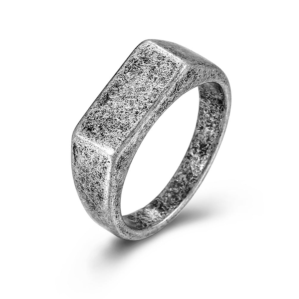 Wholesale Casual Classic Style Geometric Titanium Steel Rings