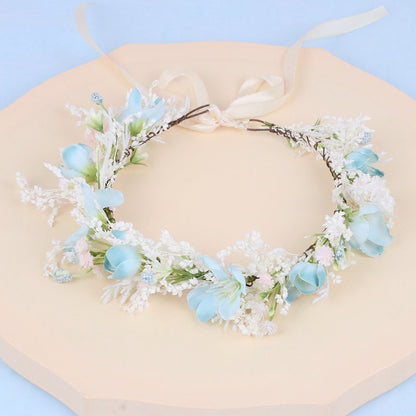 Fashion Garland Simulation Gypsophila Eucalyptus Headband Headdress