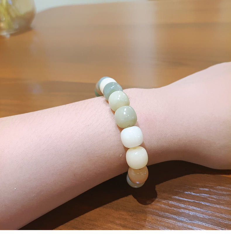 Retro Multicolor Natural Stone Beaded Bracelets