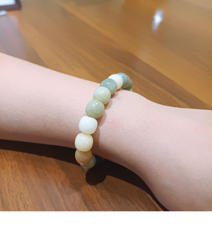 Retro Multicolor Natural Stone Beaded Bracelets