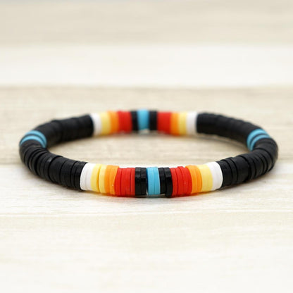 Lady Multicolor Soft Clay Unisex Bracelets