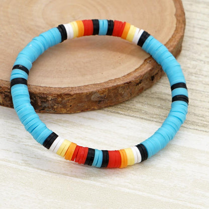 Lady Multicolor Soft Clay Unisex Bracelets