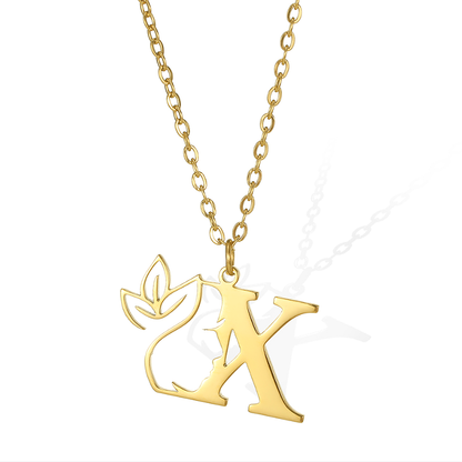 Simple Style Human Face Rabbit Stainless Steel 18k Gold Plated Pendant Necklace