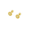 1 Pair Ig Style Classic Style Korean Style Flower Snake Butterfly Plating Inlay Copper Zircon White Gold Plated Gold Plated Ear Studs