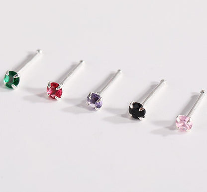 Simple Style Geometric Copper Rhinestones Nose Studs In Bulk