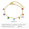 Ig Style Sweet Solid Color Stainless Steel Inlay Zircon Bracelets