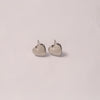 1 Pair Vintage Style Simple Style Heart Shape Plating Stainless Steel 18k Gold Plated Ear Studs