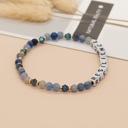 Ethnic Style Letter Artificial Crystal Wholesale Bracelets