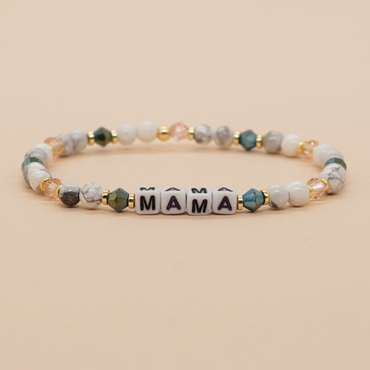 Ethnic Style Letter Artificial Crystal Wholesale Bracelets