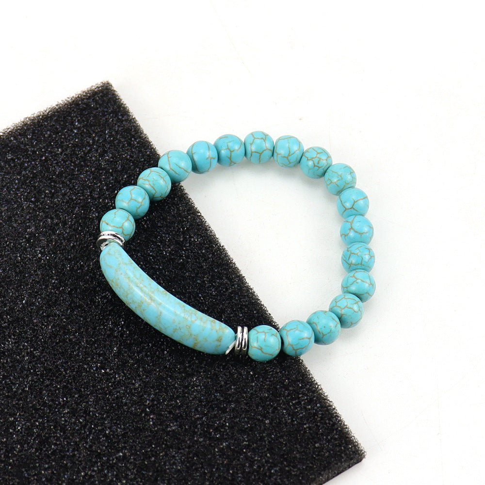 Simple Style Round Crystal Beaded Women's Bracelets