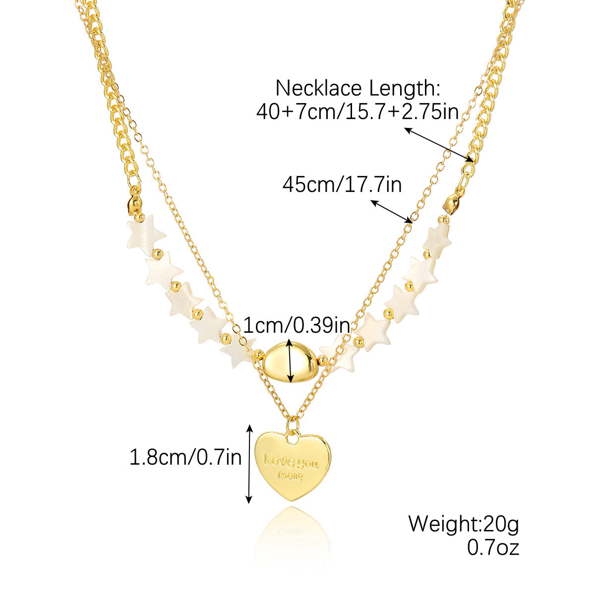 Romantic Simple Style Infinity Heart Shape Butterfly Alloy Plating Women's Necklace