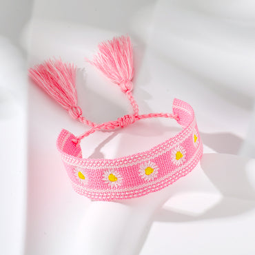 Simple Style Color Block Cloth Wholesale Bracelets