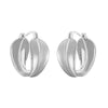 1 Pair Ig Style Casual French Style Leaves Lines Twist Plating Copper 18k Gold Plated Hoop Earrings