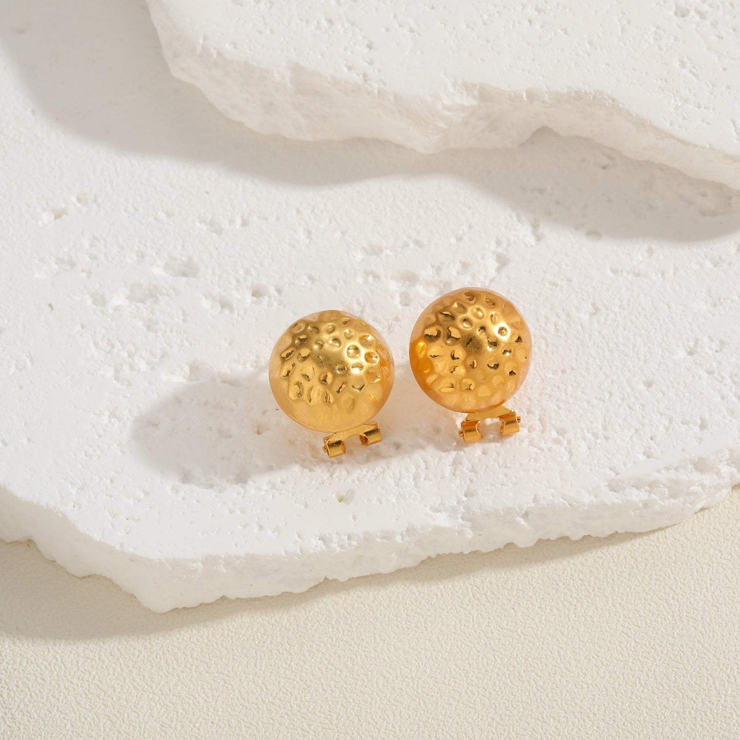 1 Pair Classic Style Geometric Plating Copper 14k Gold Plated Ear Studs