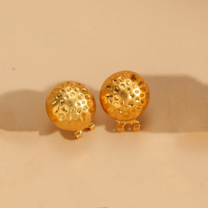 1 Pair Classic Style Geometric Plating Copper 14k Gold Plated Ear Studs