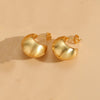 1 Pair Classic Style Geometric Plating Copper 14k Gold Plated Ear Studs