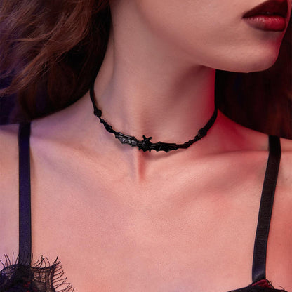 Fashion Bat Synthetic Fibre Irregular Alloy Women's Choker 1 Piece